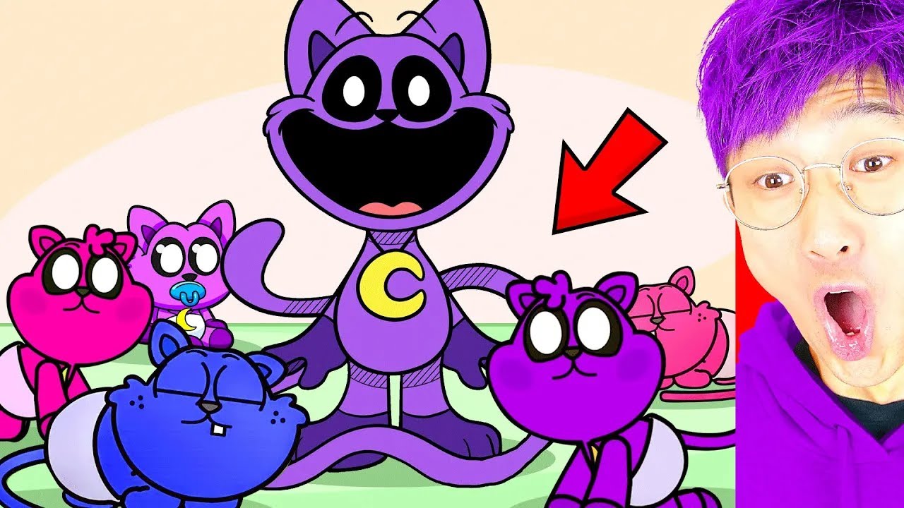 CATNAP HAS KITTENS!? (CATNAP'S SACRIFICE! *LANKYBOX REACTION*) background