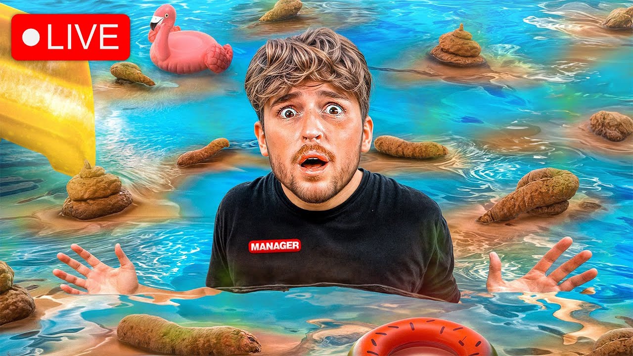 PLAYING THE GAME I MADE - Waterpark Simulator background