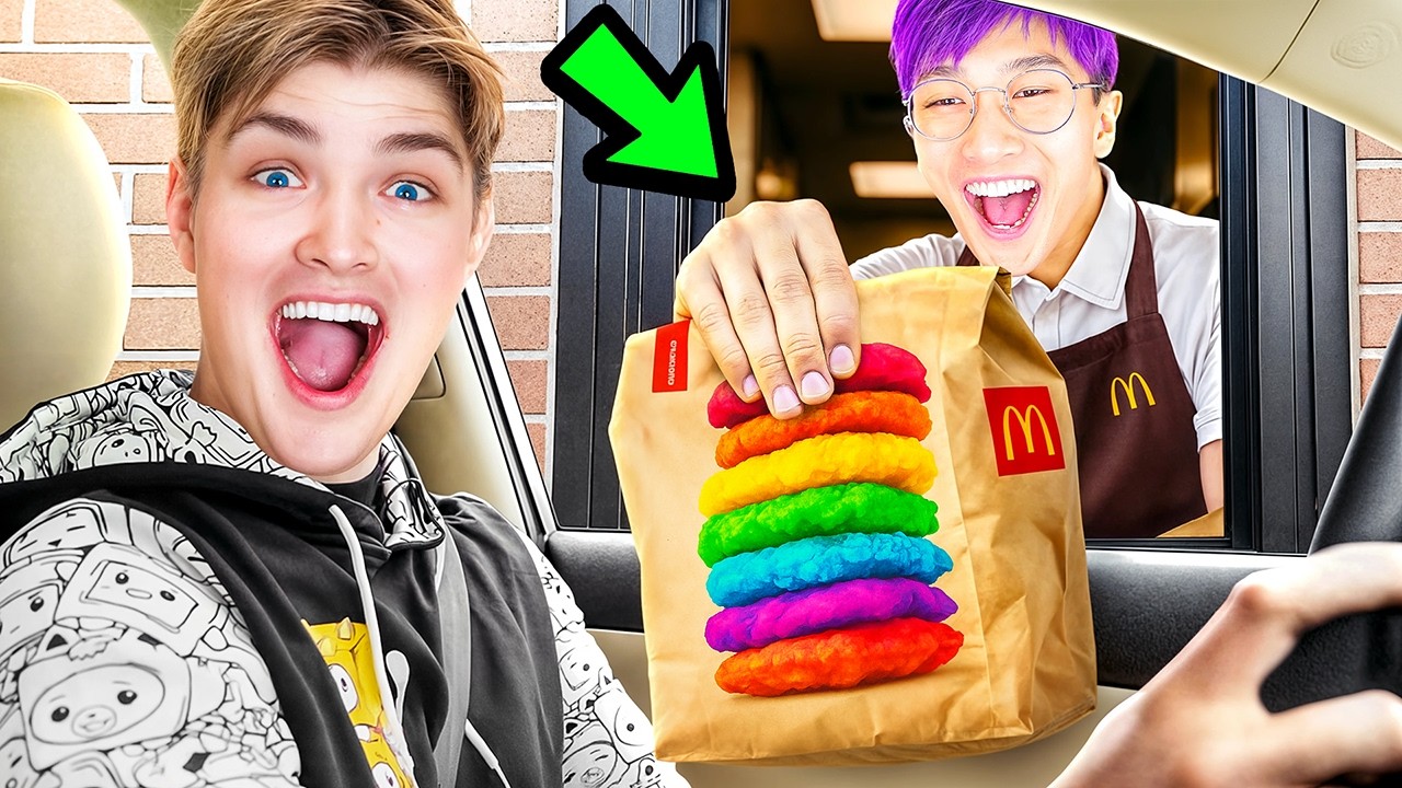 MINI-LANKYBOX ATE At EVERY DRIVE THRU In A DAY!? (DRIVE THRU CHALLENGE!) backdrop