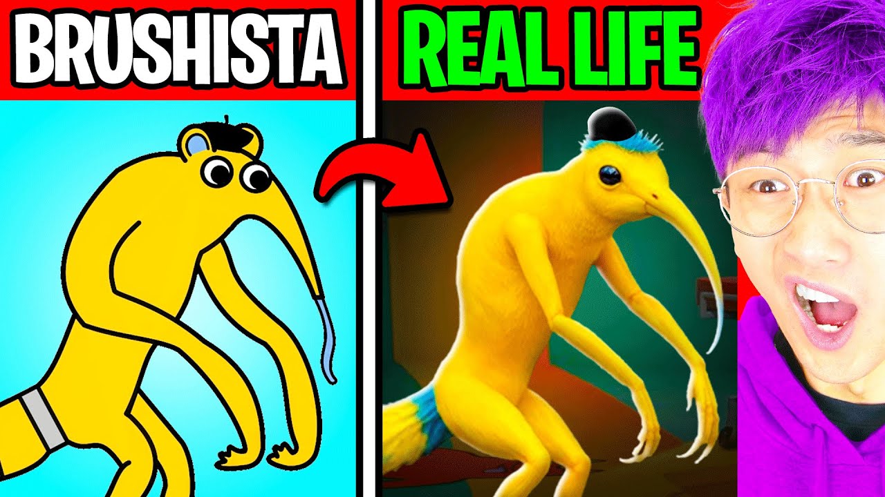 GARTEN OF BANBAN 1, 2, 3, 4, 6, 7 In REAL LIFE!? (LANKYBOX REACTION!)