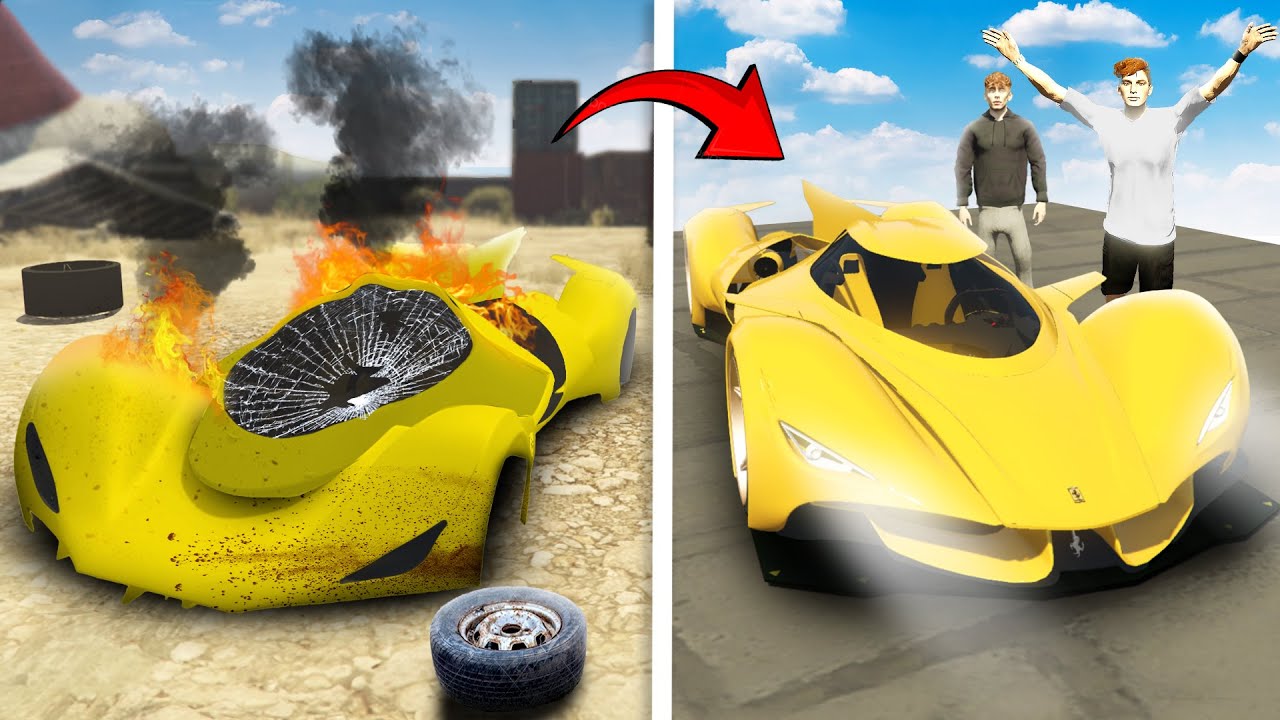 Repairing BILLIONAIRE SUPERCARS in GTA 5 RP!