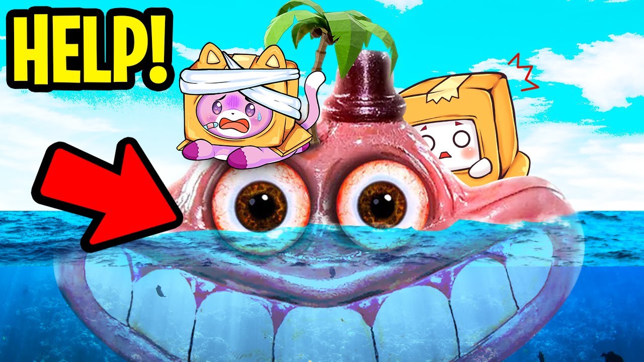 MOST IMPOSSIBLE Survival Challenges EVER!!! (FOXY GETS ATTACKED BY A SHARK?!) background