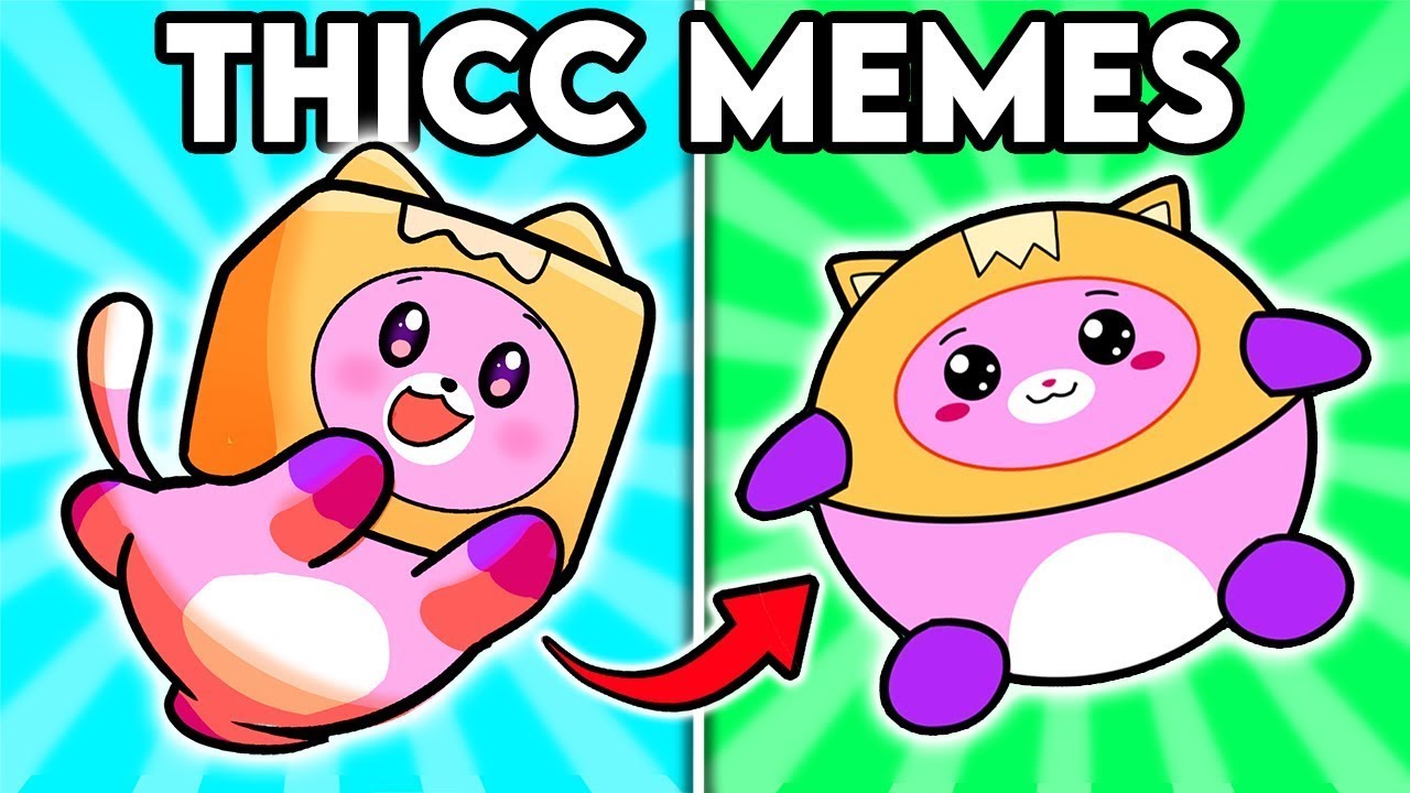 ANIMATED MEMES BUT EVERYONE IS THICC! (THE FUNNIEST LANKYBOX ANIMATION EVER!)