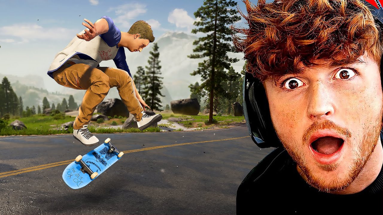 Becoming a Pro SKATEBOARDER in Realistic Game! background
