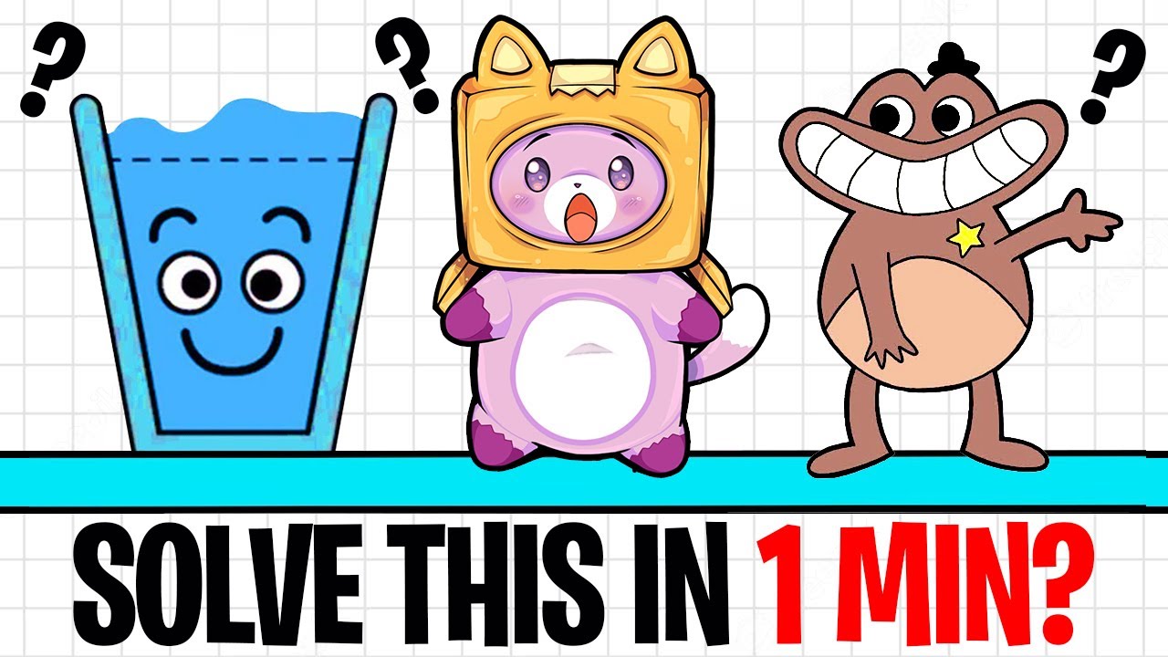 Can You Solve The HARDEST PUZZLE APP GAMES?! (IMPOSSIBLE CHALLENGES!) background