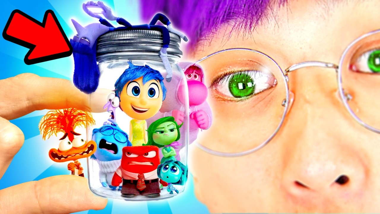INSIDE OUT 2 Full LankyBox Movie! (ALL CHARACTERS FAVORITE FOODS, DRINKS, FEARS & MORE!) background