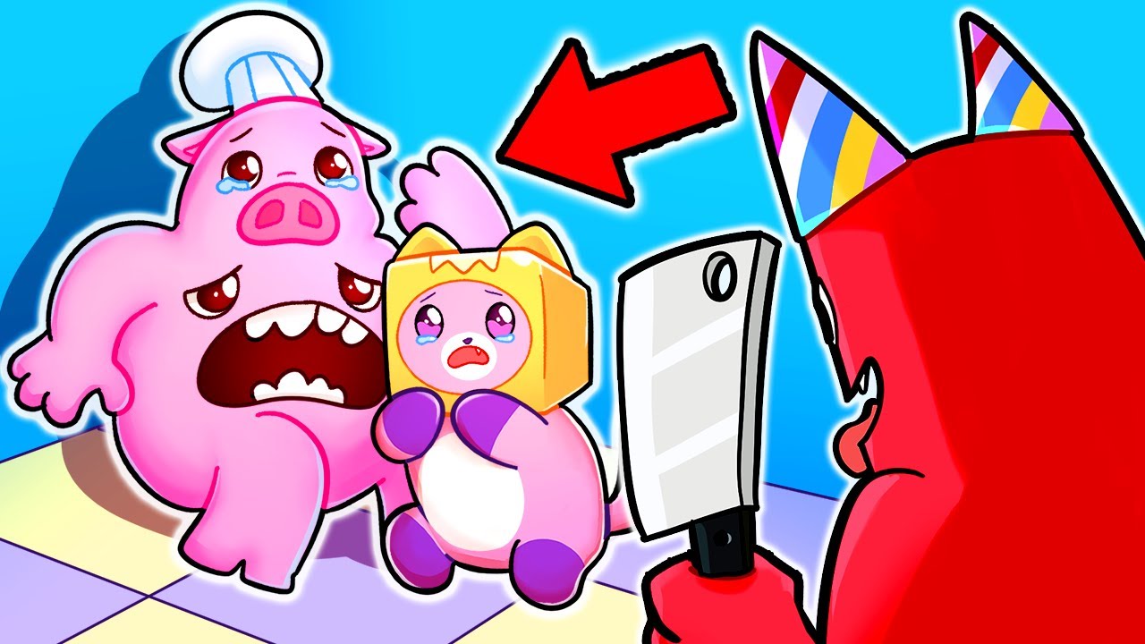 CHEF PIGSTER SAD ORIGIN STORY! (LANKYBOX ANIMATION & MORE!)