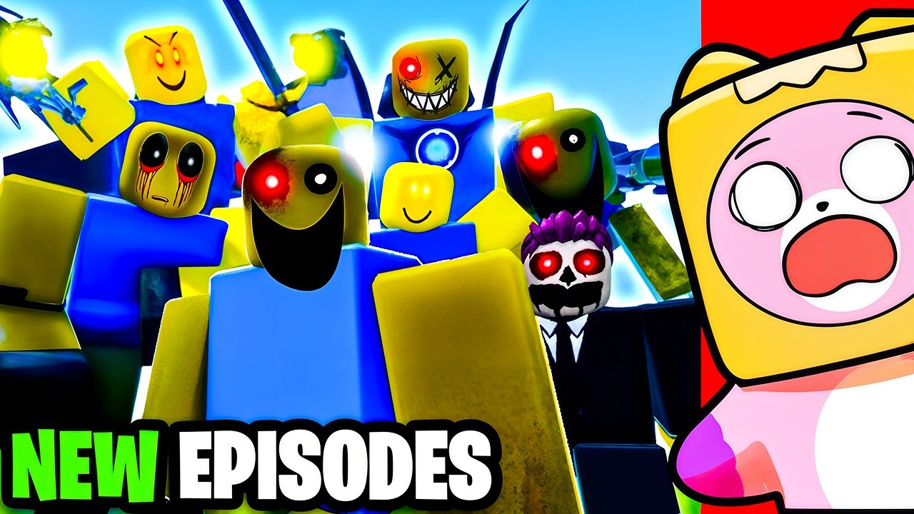 NOOB EXPERIMENT SEASON 1! (CRAZY ROBLOX ANIMATION!) *LANKYBOX REACTION* background