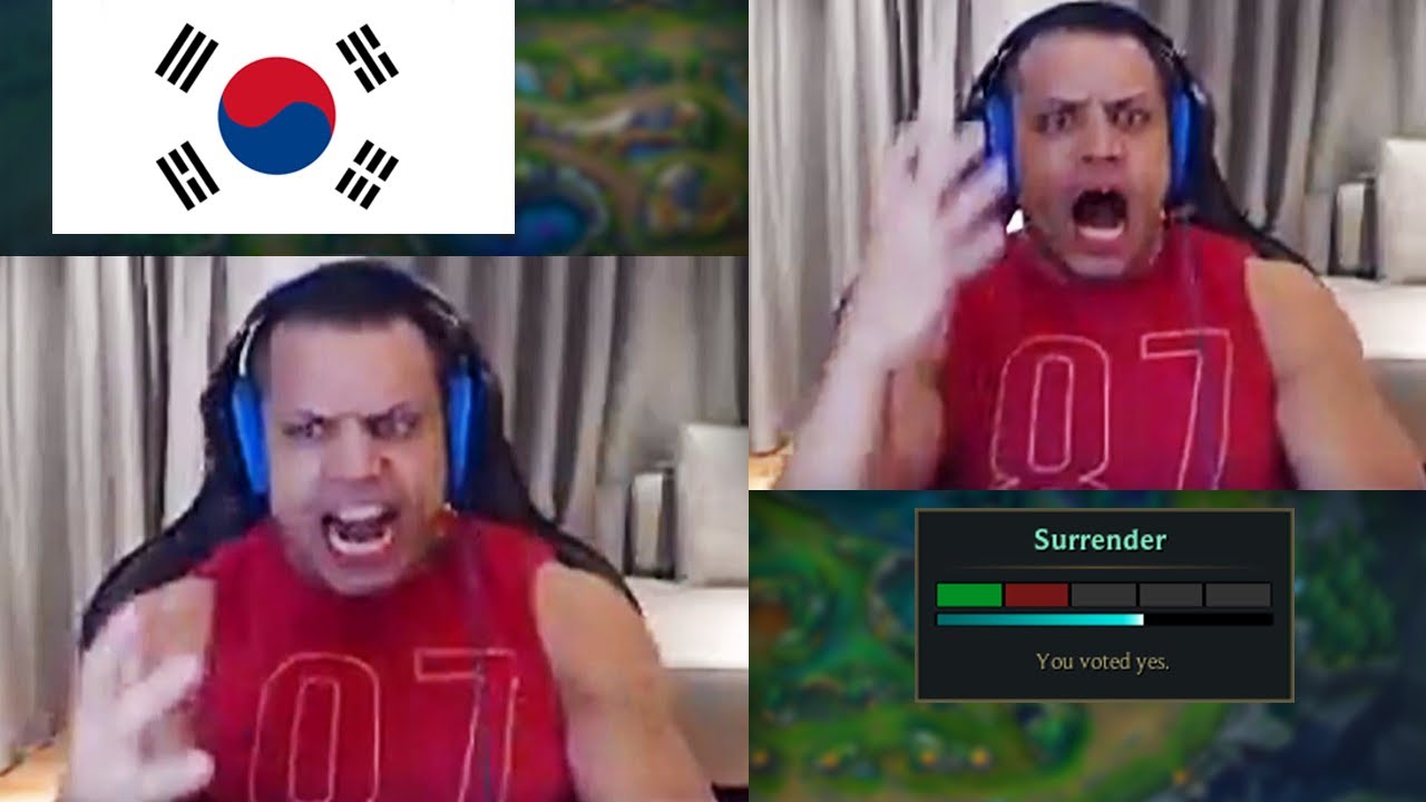 Tyler1 FUNNIEST MOMENTS on The Korean Server