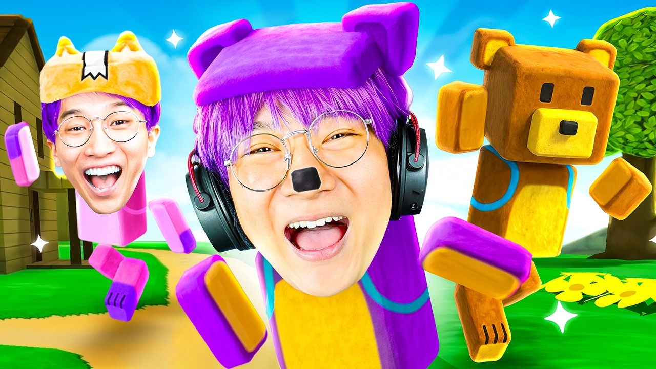 LANKYBOX Joined SUPER BEAR ADVENTURE!? (FULL GAME!) background