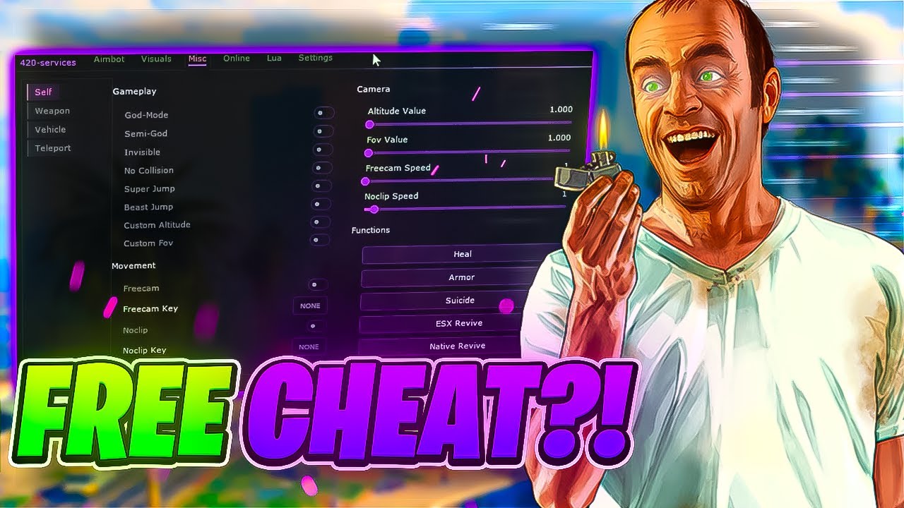 I Tested FREE FiveM Cheats and Found the BEST One for FiveM