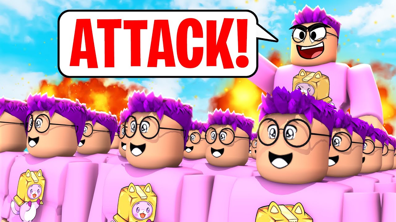 Can We Go MAX LEVEL In ROBLOX CONTROL ARMY!? (999,999,999 LANKYBOX CLONES!) background