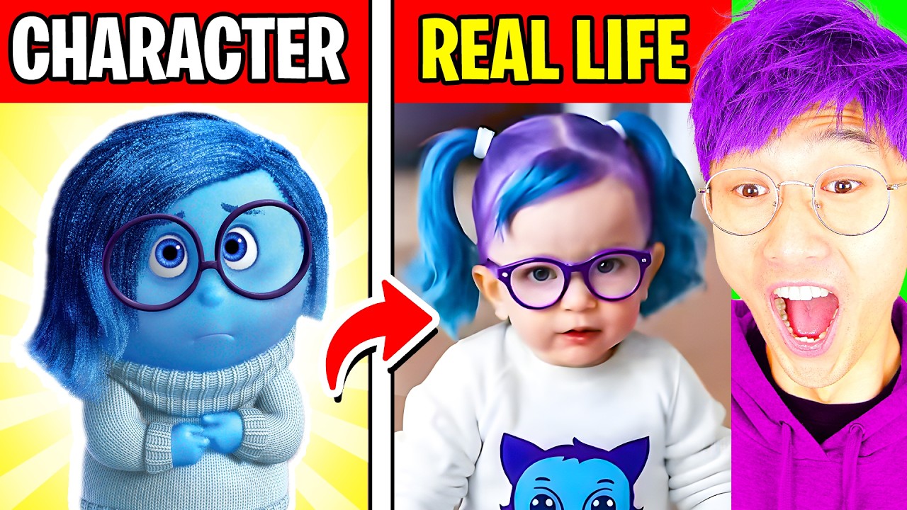 INSIDE OUT 2 IN REAL LIFE!? (FUNNY INSIDE OUT 2 VIDEOS! *LANKYBOX REACTION*) backdrop