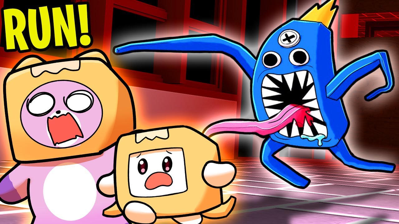 CAN FOXY ESCAPE GARTEN OF BANBAN AND RAINBOW FRIENDS? (LANKYBOX ANIMATION!)