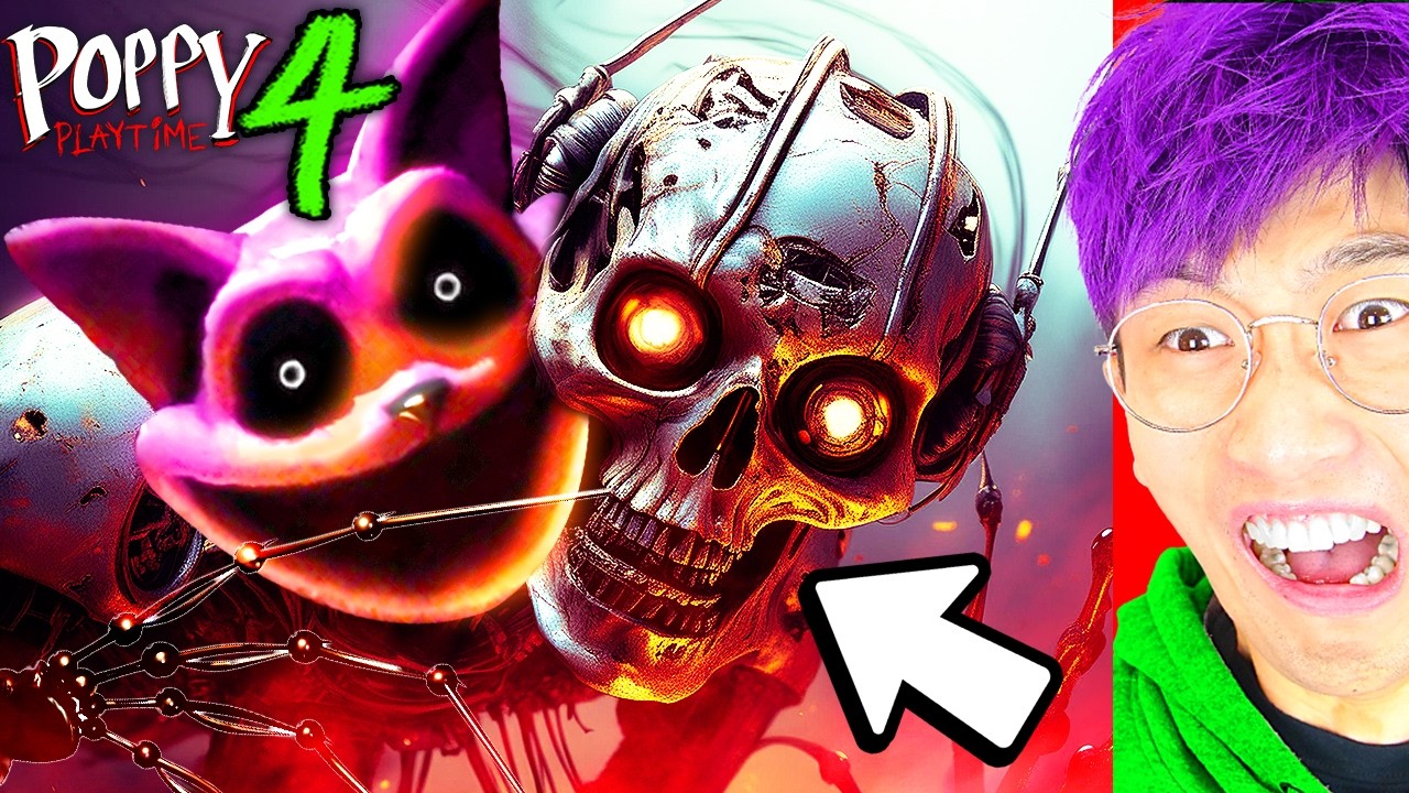 POPPY PLAYTIME CHAPTER 4 - SECRET PROTOTYPE BOSS FIGHT?! background