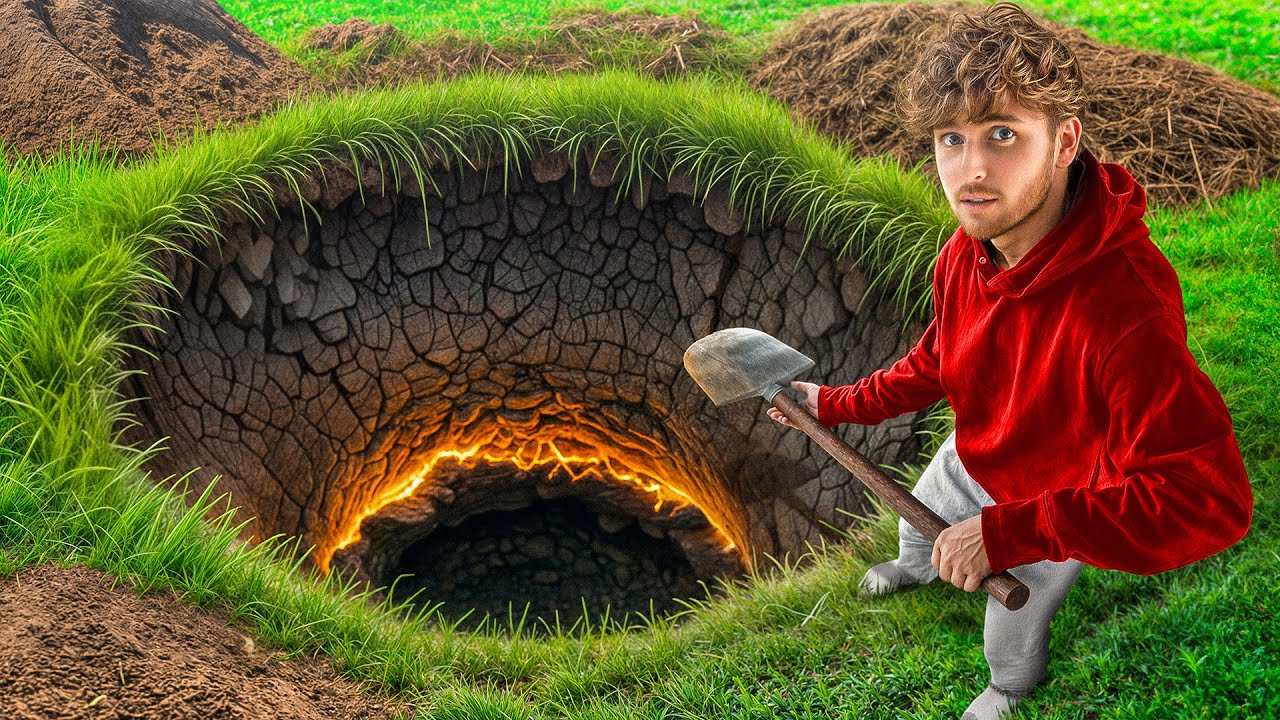 I DUG to the CENTER OF THE EARTH and found THIS! background