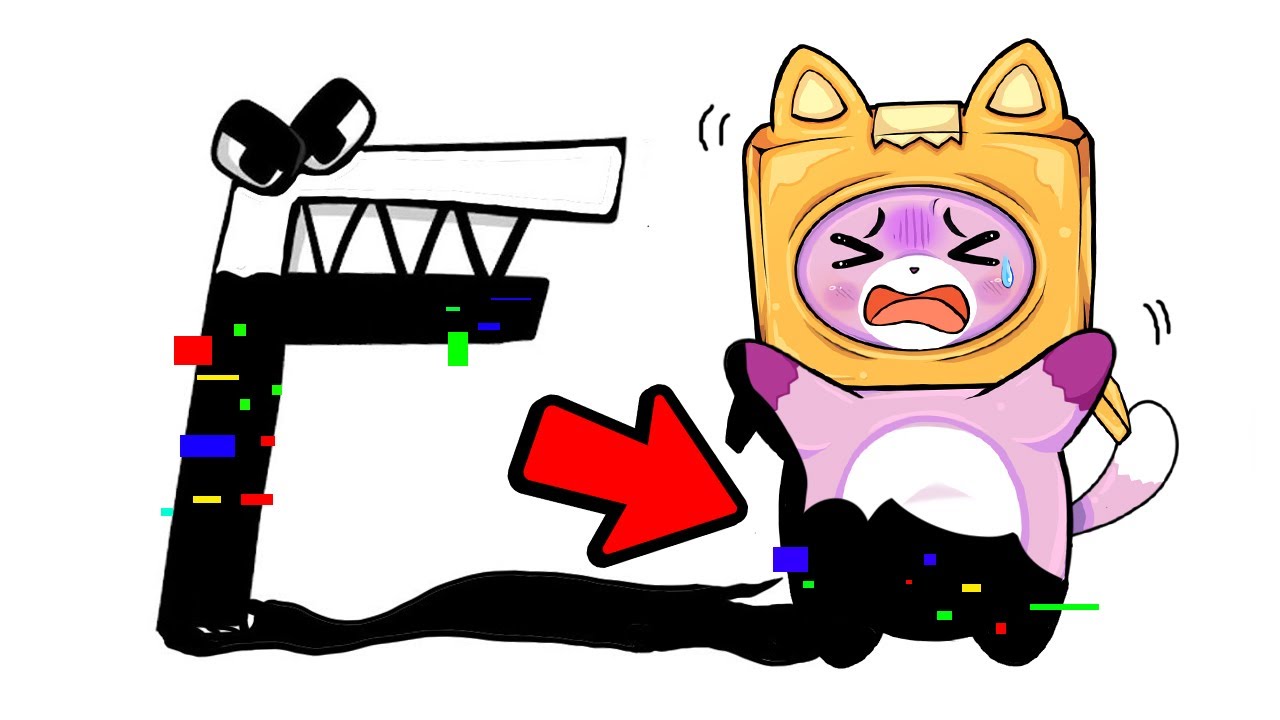 CORRUPTED LETTER F ATTACKS LANKYBOX! (SHOCKING ANIMATION!)