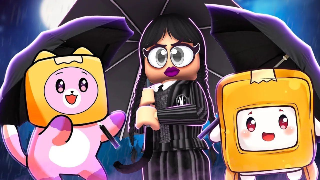 Can We Escape ROBLOX WEDNESDAY OBBY!? (SECRET ENDING!) background