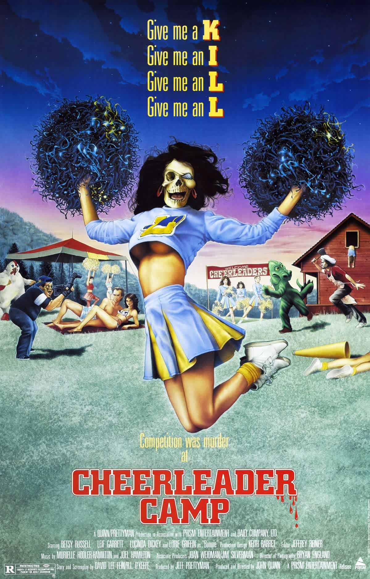 Cheerleader Camp poster - similar to Garfield and Friends