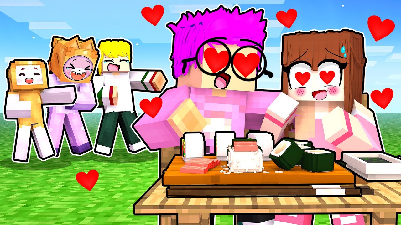 LANKYBOX Goes On A DATE In MINECRAFT! (LANKYBOX MINECRAFT!)
