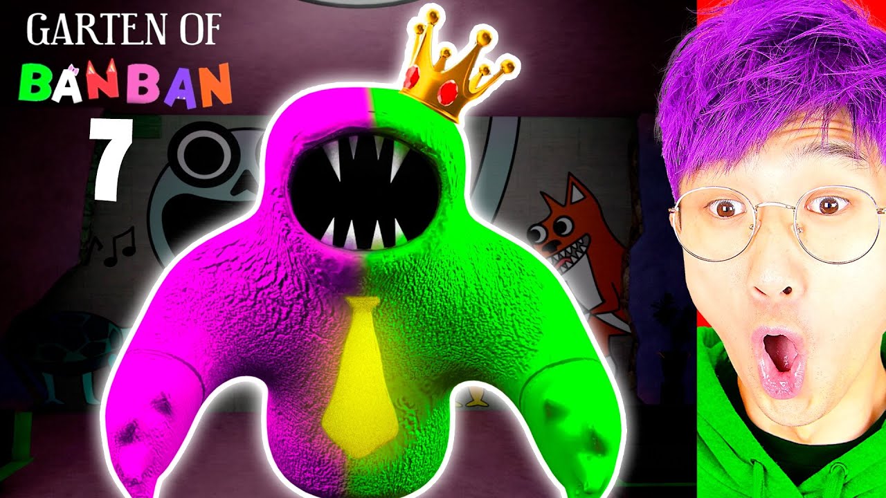 GARTEN OF BANBAN 7 LEAKED GAMEPLAY!? (LANKYBOX REACTION!) background