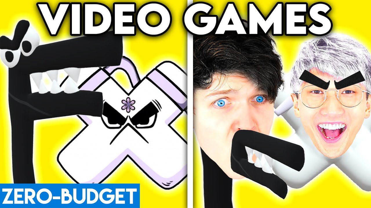 TV SHOWS AND VIDEO GAMES WITH ZERO BUDGET?! (ALPHABET LORE, POPPY PLAYTIME, SQUID GAME, & MORE!)