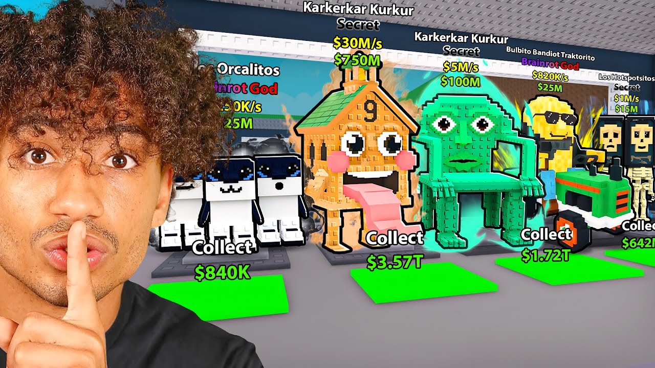 I STOLE The 7 NEWEST BRAINROTS.. background