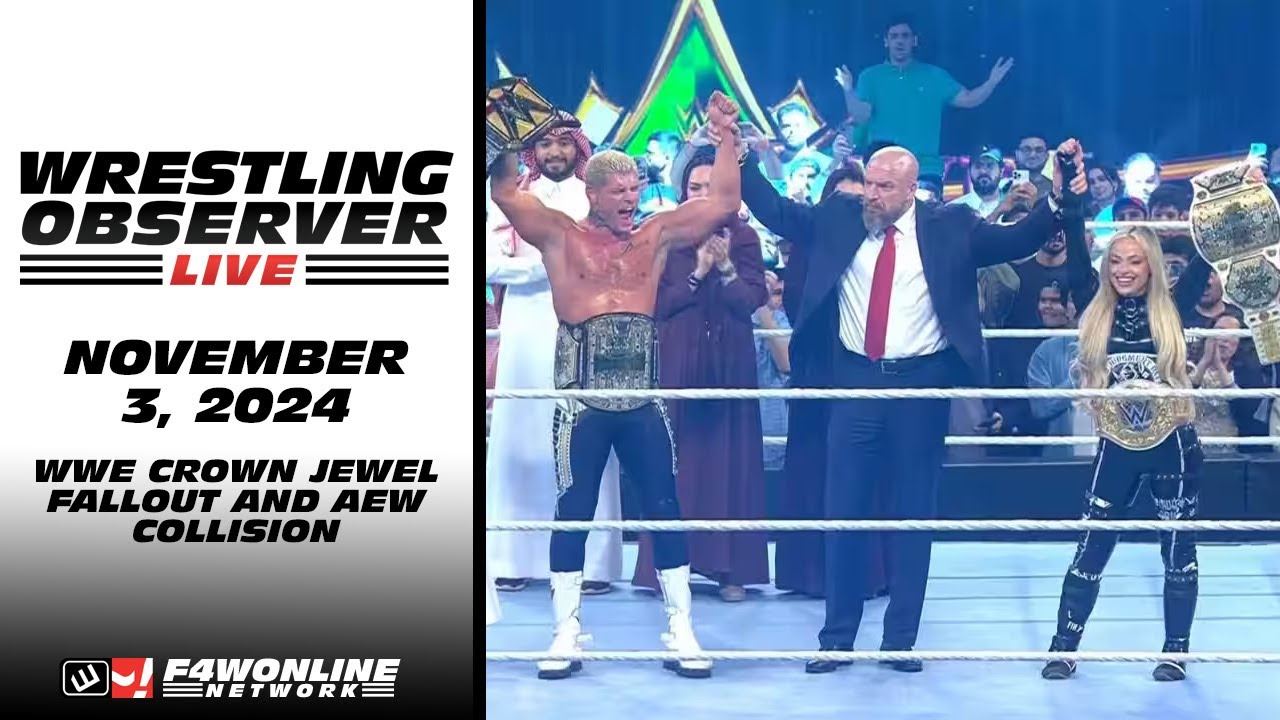 WWE Crown Jewel Fallout and AEW Collision | WrestlingObserver backdrop