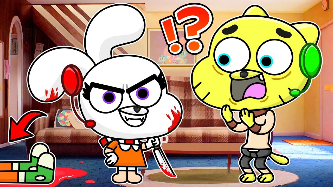 We Joined AMAZING WORLD OF GUMBALL.. but SCARY?! background