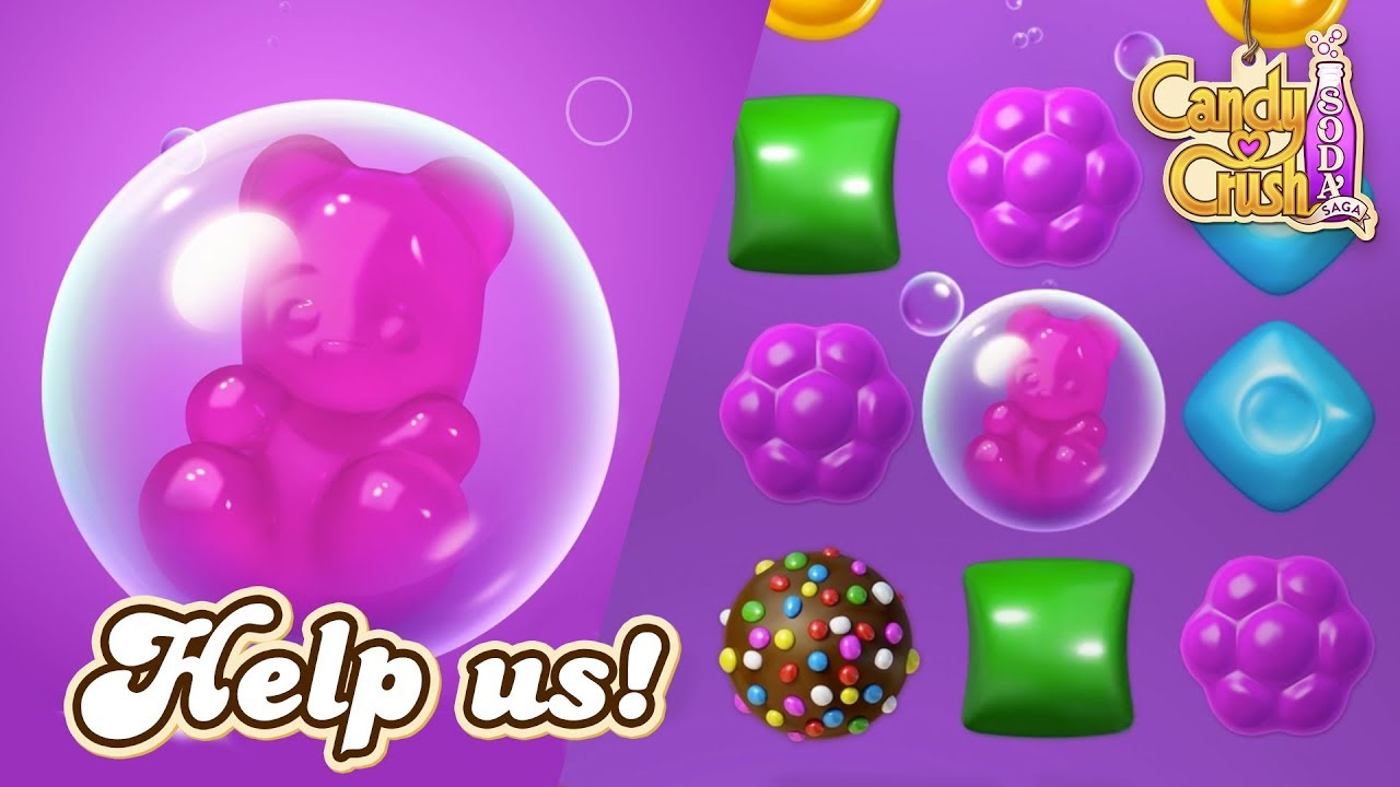 Candy Crush Soda Saga: Free the Candy Bears! background
