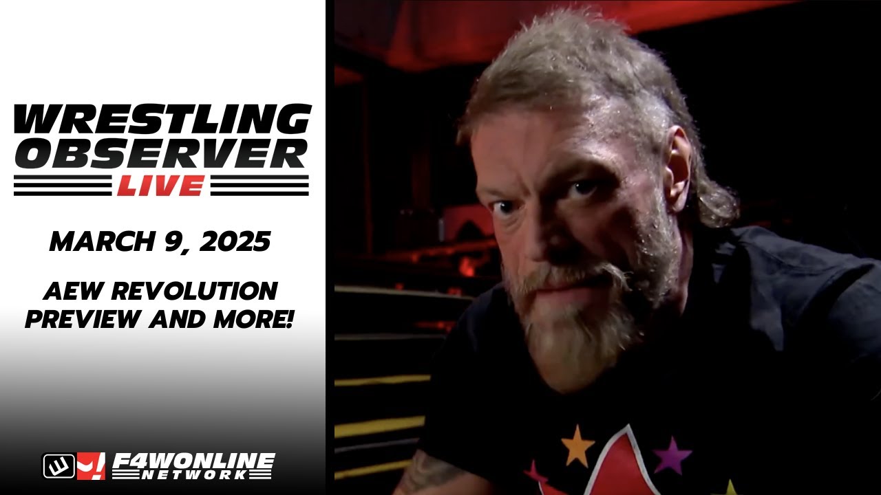 2025-03-09 Wrestling Observer Live: AEW Revolution Preview and More! background