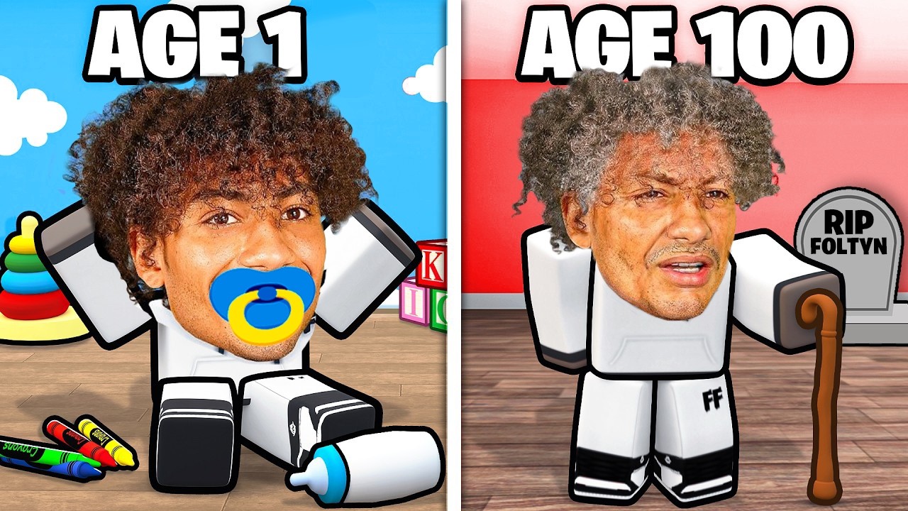 GROWING OLD IN ROBLOX.. background