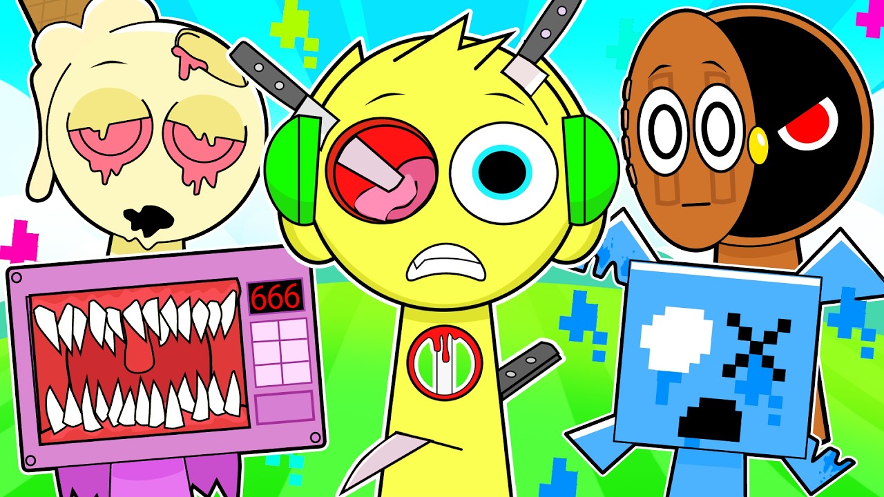 Sprunki with ANIMATED CUTSCENES OC Update?! (Banana Porridge Mod)