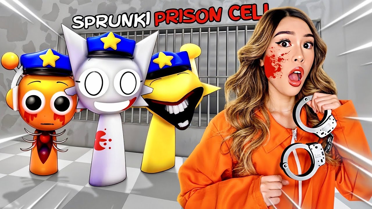 KAT ESCAPES SPRUNKI’S FAMILY PRISON RUN IN ROBLOX (OBBY) backdrop