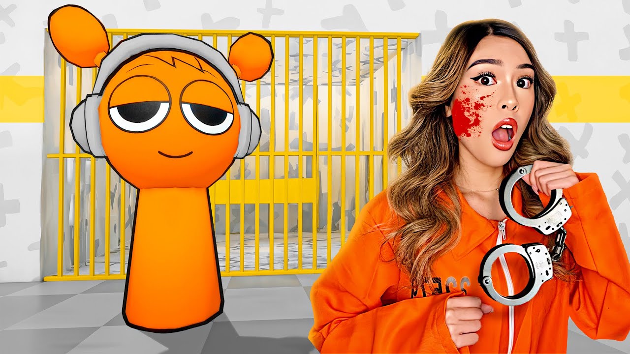 KAT ESCAPES SPRUNKI'S PRISON RUN IN ROBLOX (OBBY)