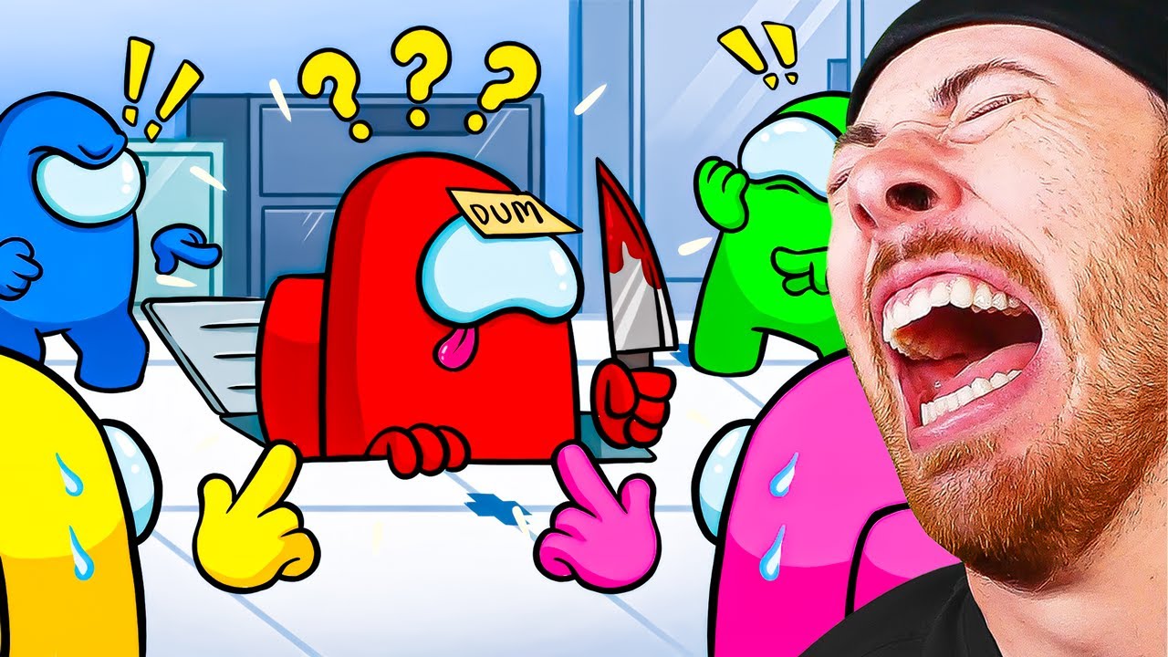 FUNNY ANIMATIONS That will Make you LAUGH (Among Us) background