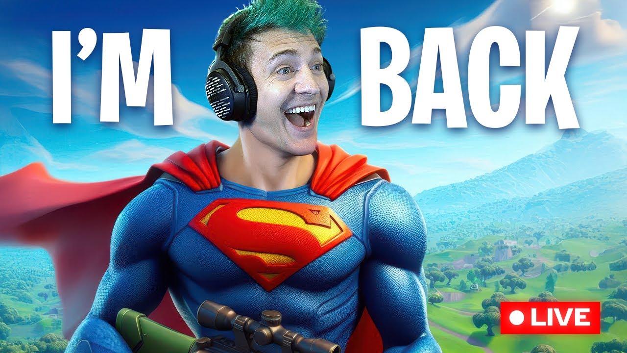🔴 I'm BACK, Fortnite All Day