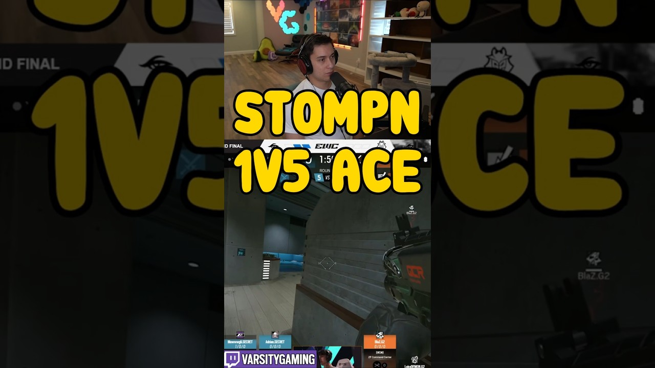 STOMPN 1V5 ACE IN PRO LEAGUE #shorts background