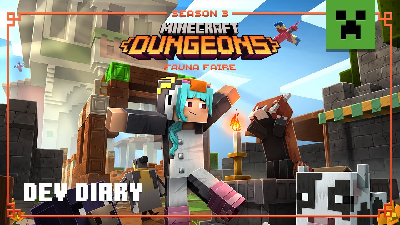 New Pets Are Here! - Minecraft Dungeons background