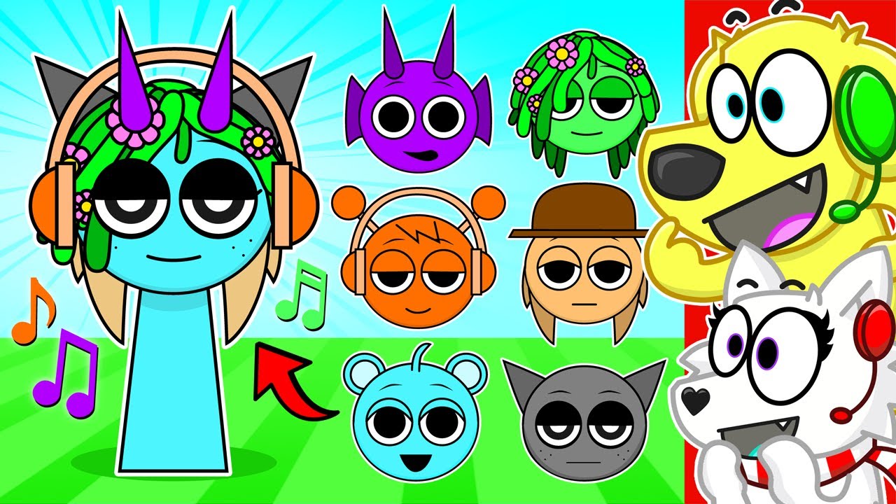 Making NEW SPRUNKIS with Sprunki Mixer! background
