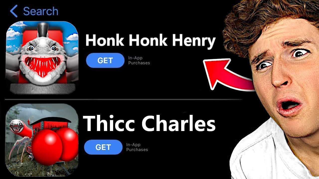 Testing Weird CHOO CHOO CHARLES Apps.. (LOL WTF) background