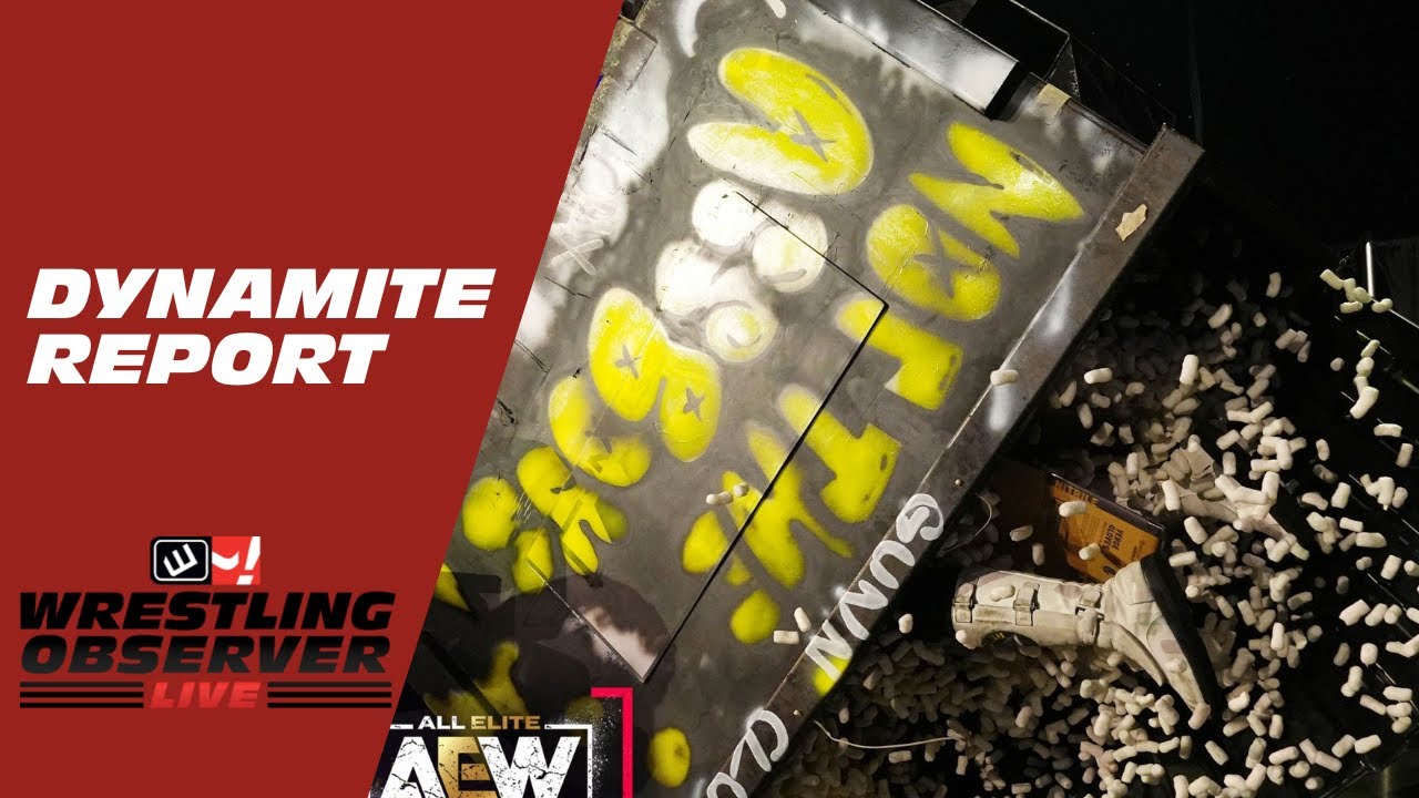Dynamite started the build towards All Out: Wrestling Observer Live background