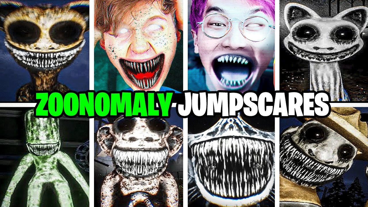 ZOONOMALY - ALL MONSTERS + ALL JUMPSCARES! (LANKYBOX REACTION!) background