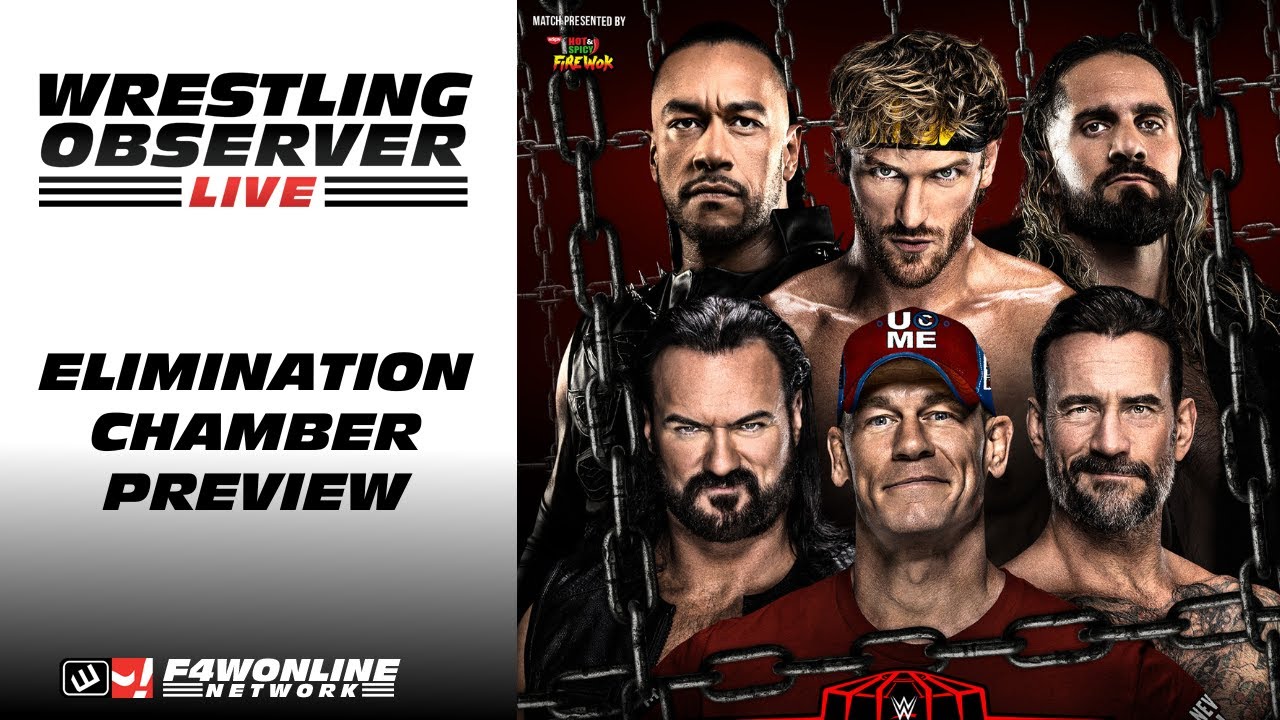 The WWE Elimination Chamber preview | Wrestling Observer Live background