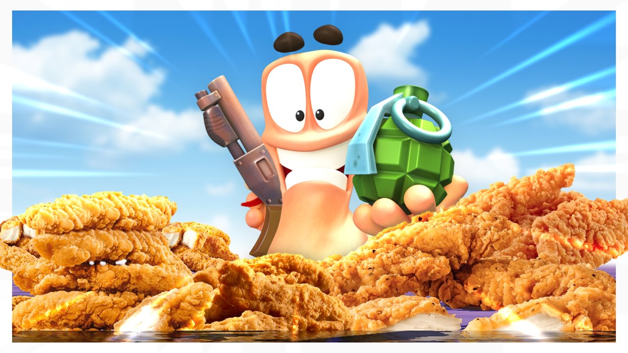This Worms Video is Finger Lickin' Good background
