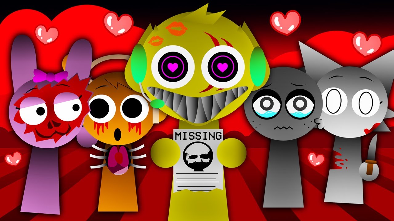 SPRUNKI COUPLES in PHASE 2?! (Kiss Mod) background