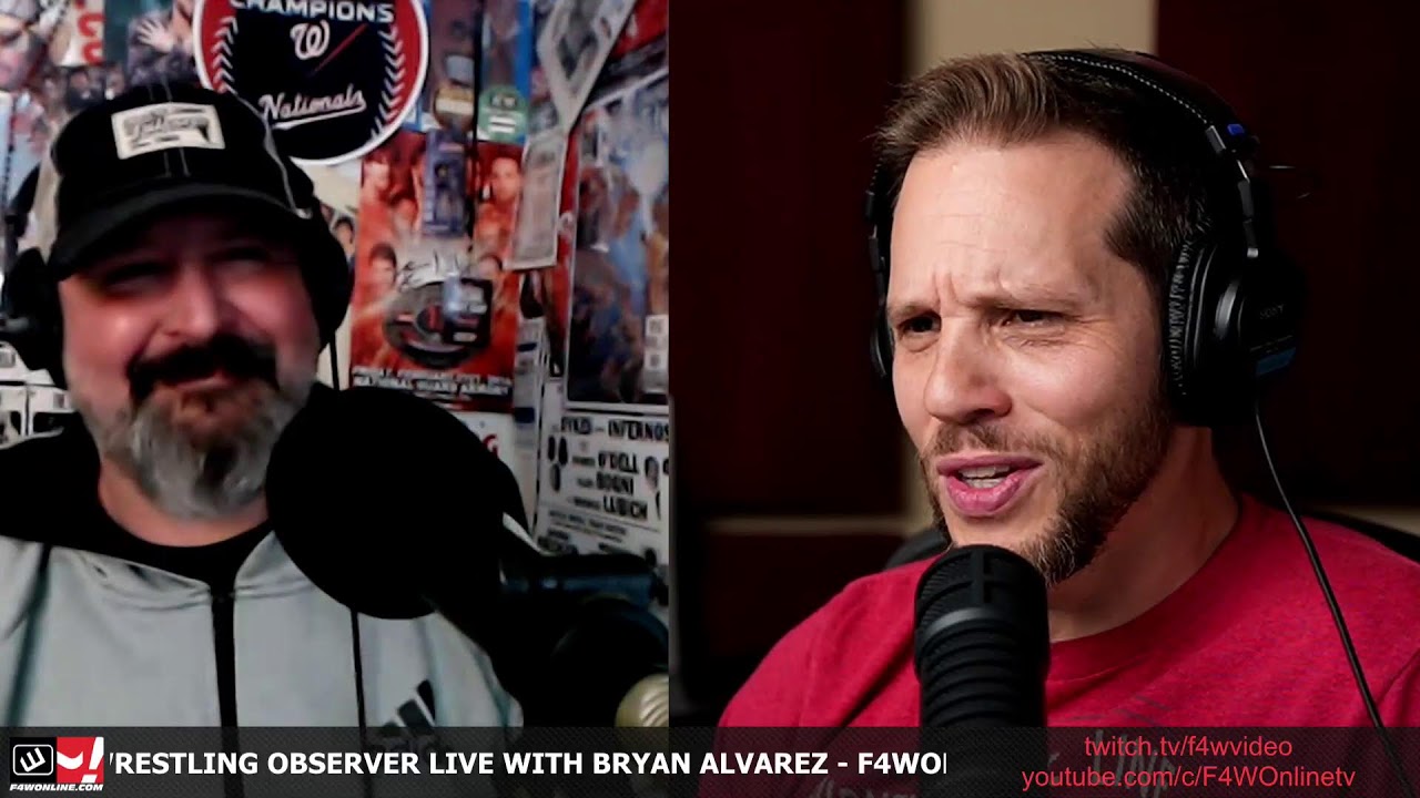Wrestling Observer *LIVE* | Bryan Alvarez & Mike Sempervive break down wrestling news background