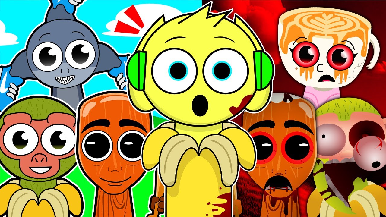 SPRUNKI but ITALIAN BRAINROT got SCARY?! (ALL PHASES) background