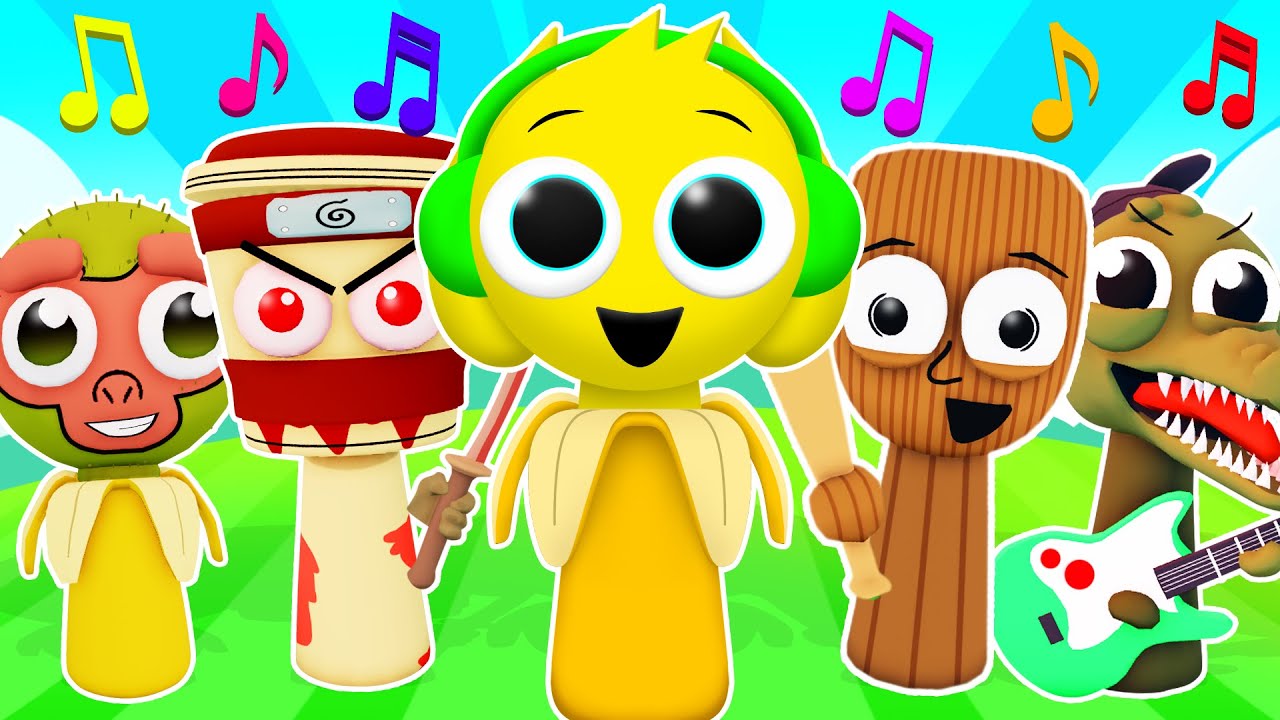 Sprunki but ITALIAN BRAINROT in Roblox?! (New SINGING Morphs!) background