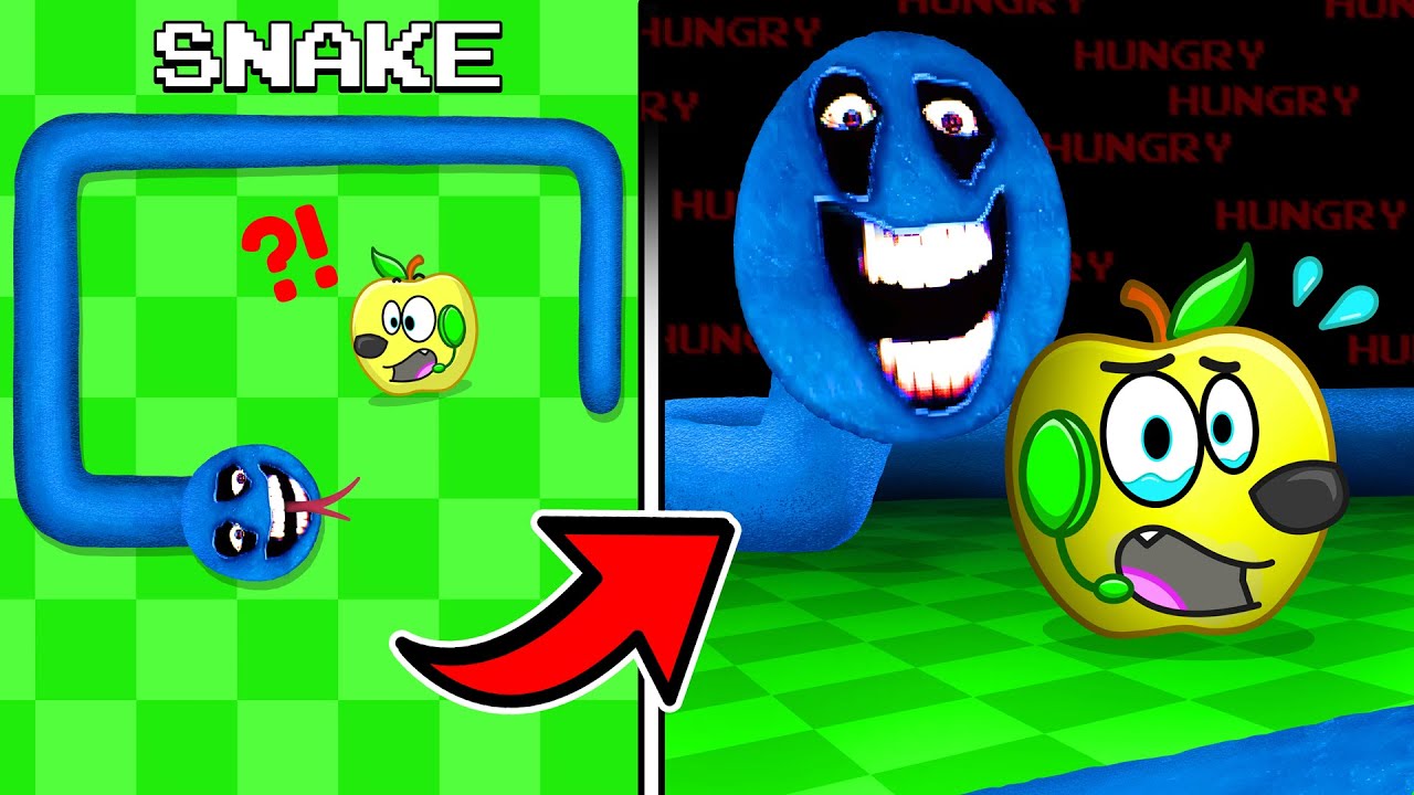 NEVER PLAY as THE APPLE in Hungry Snake Game.. background